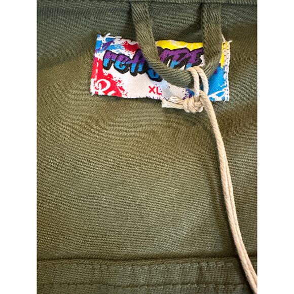 Olive Utility Denim Jacket Rugged Gift Ready Men’s Casual Layer XL - Picture 5 of 6